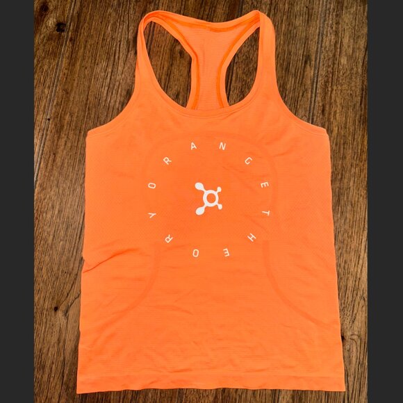 Lululemon Swiftly Tech Racerback Tank Top Orangetheory Fitness Women’s 8 Orange - Picture 1 of 9